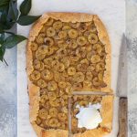 Crostata rustica alle banane, lime e rhum