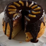 Chiffon cake all’arancia e cioccolato