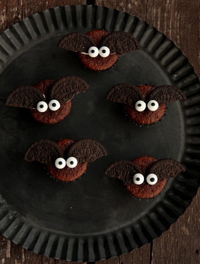 Muffin pipistrelli per Halloween