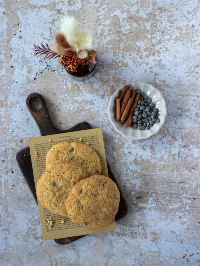 Cookies alla zucca e cioccolato