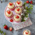 Cupcake cheesecake alle fragole