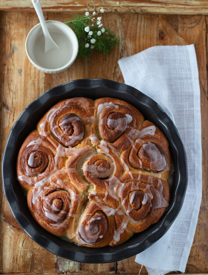 Cinnamon roll - focaccia alla cannella