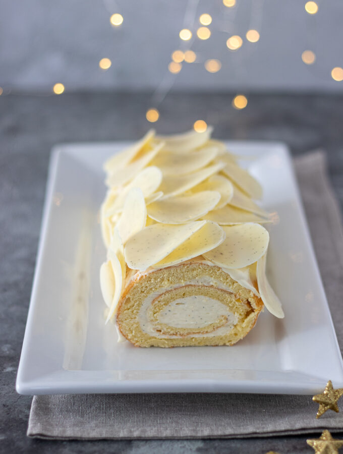 Tronchetto di Natale alla vaniglia
