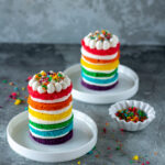 Mini rainbow cake
