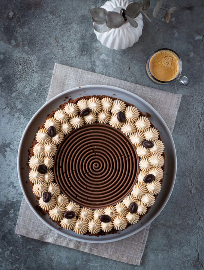 Brownie al cioccolato e caffè