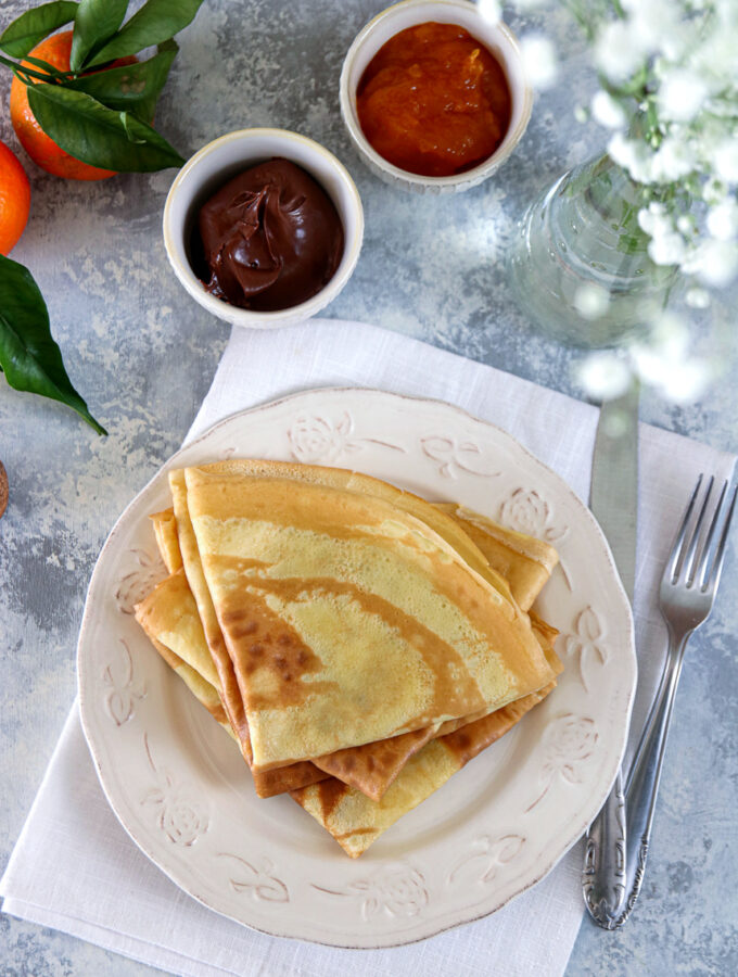 Crêpes allo yogurt