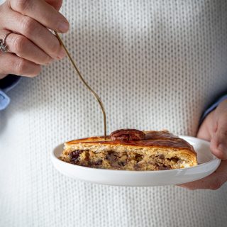 Galette des rois allo sciroppo d'acero e noci pecan
