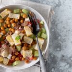Panzanella ceci e mozzarella